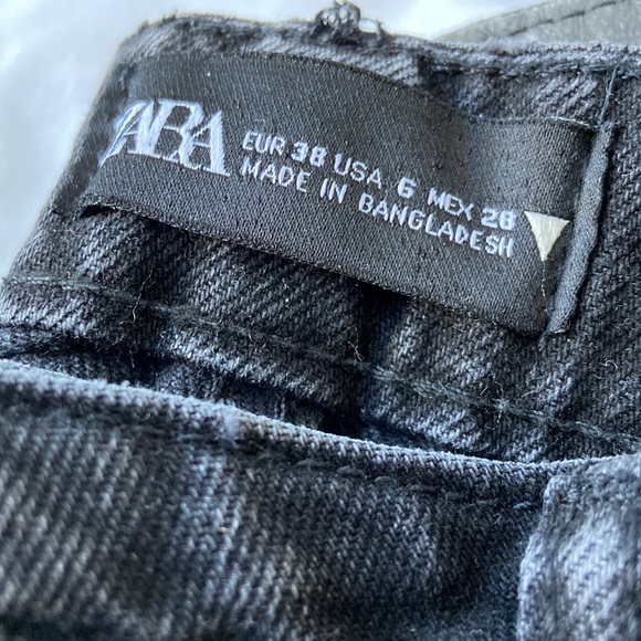 Zara black Mom jeans - Picture 7 of 8